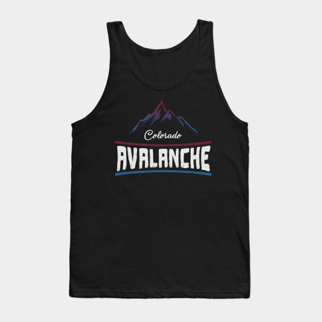 Colorado Avalanche Tank Top by cwijeta